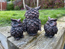 Wise Owl with Mini Owls Garden Ornament