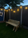 5ft Pine Wood Garden Picnic Bench Table