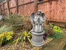 Angel on Plinth Statue - Backyard Bliss