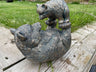 Bronze Bear w/Cub - Backyard Bliss