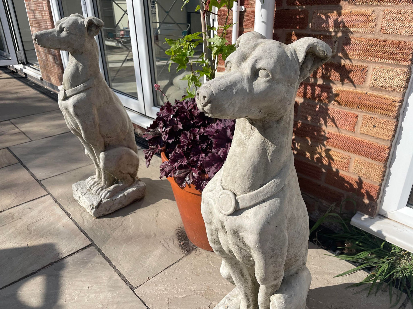 Greyhound Statue Set - Backyard Bliss