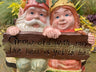 'Grow Old With Me' Gnome Couple - Backyard Bliss