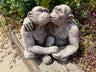 Kissing Monkeys Statue - Backyard Bliss