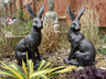 Large March Hares Ornament Set - Backyard Bliss