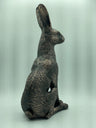 Large New Bronze March Hares Ornament Set - Backyard Bliss