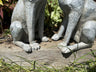 Large Verdigris Moon - Gazing Hares Ornament Set - Backyard Bliss