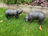 Pair of Bronze Pigs - Backyard Bliss