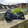 Relaxing Gorilla Ornament Set - Backyard Bliss