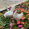 Rustic Roosters Garden Ornament Set - Backyard Bliss