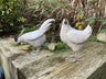 Rustic Roosters Garden Ornament Set - Backyard Bliss