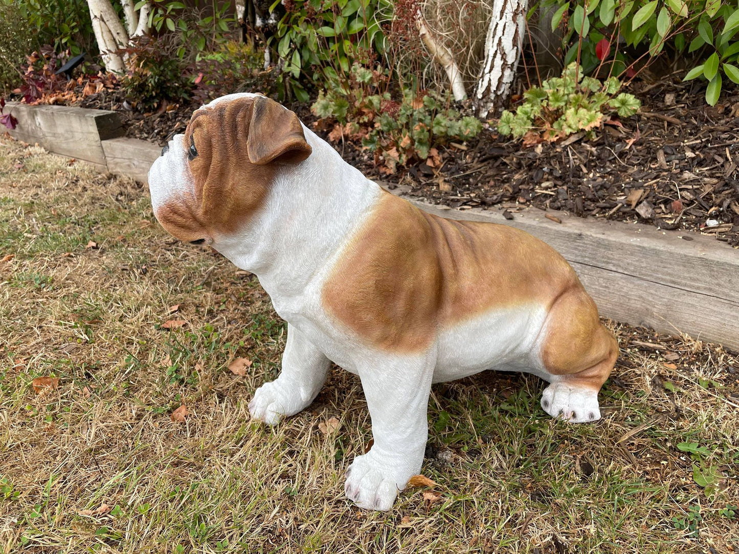 Life Size Johnson Bulldog - Backyard Bliss