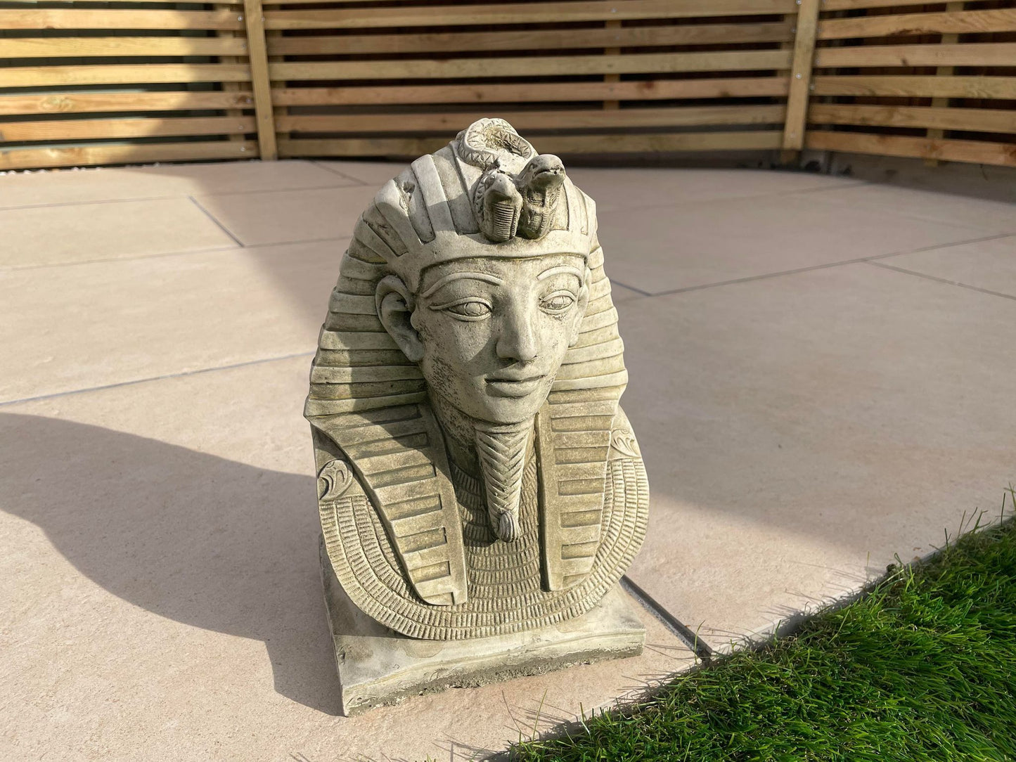 Pharoah Head Statue - Backyard Bliss