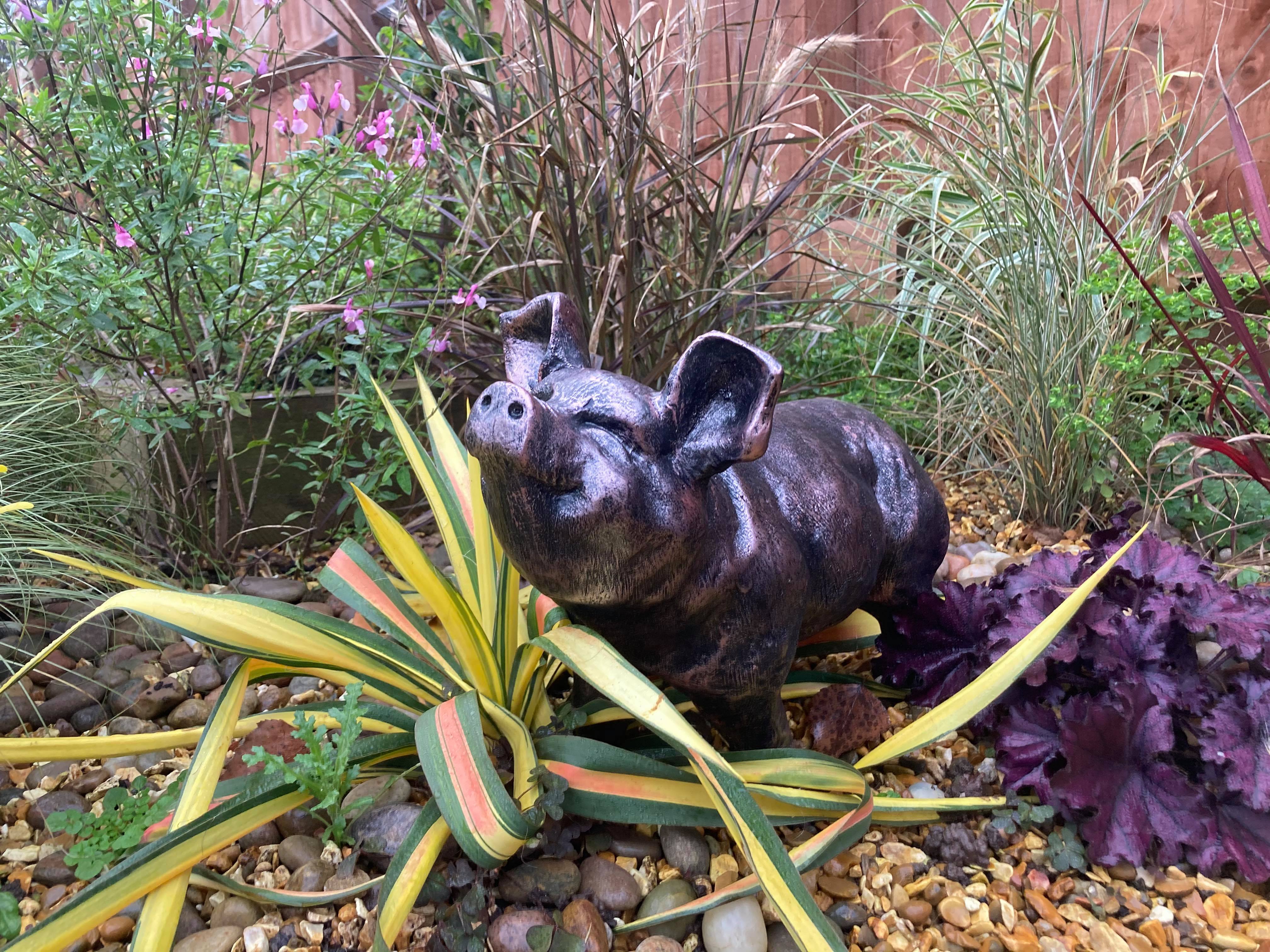 Pig and Ducks Farmyard Friends Ornament Set