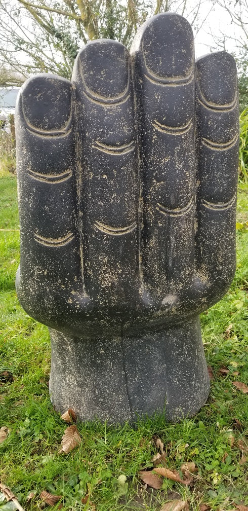 Cast Stone Hand Chairs - Set of 2