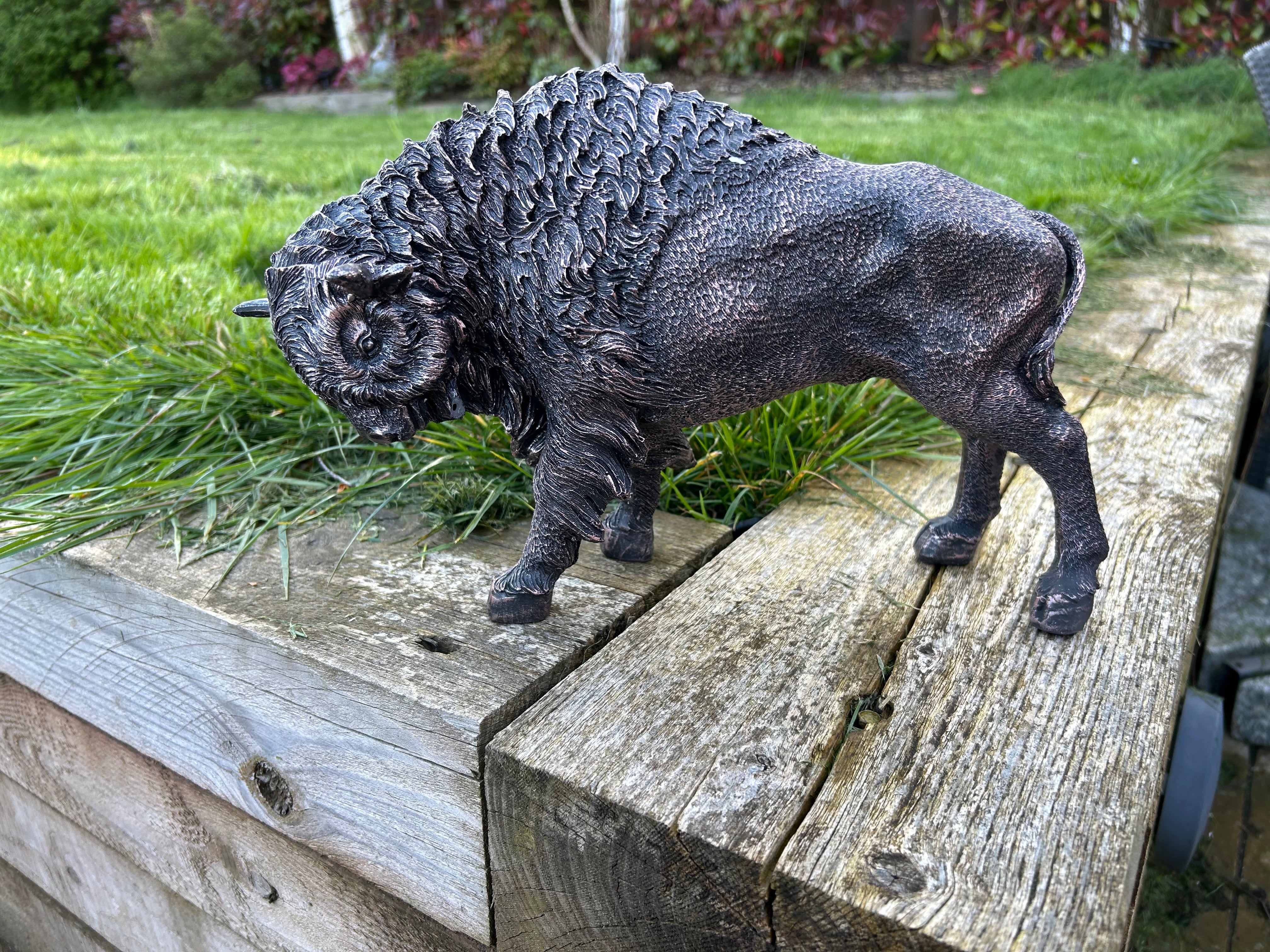 Brutus the Buffalo Garden Ornament