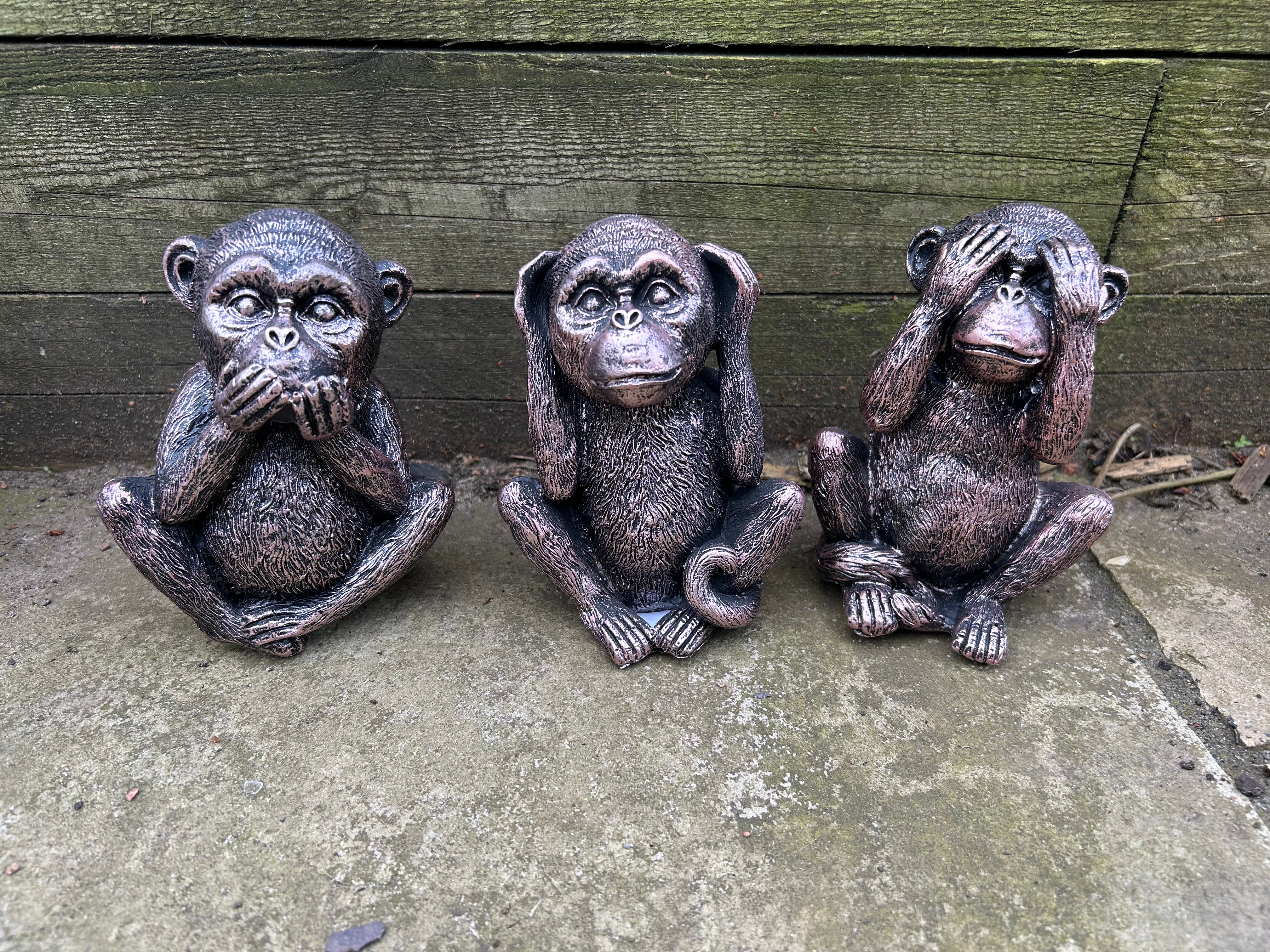 Mini Monkeys - See/Speak/Hear No Evil Ornament Set