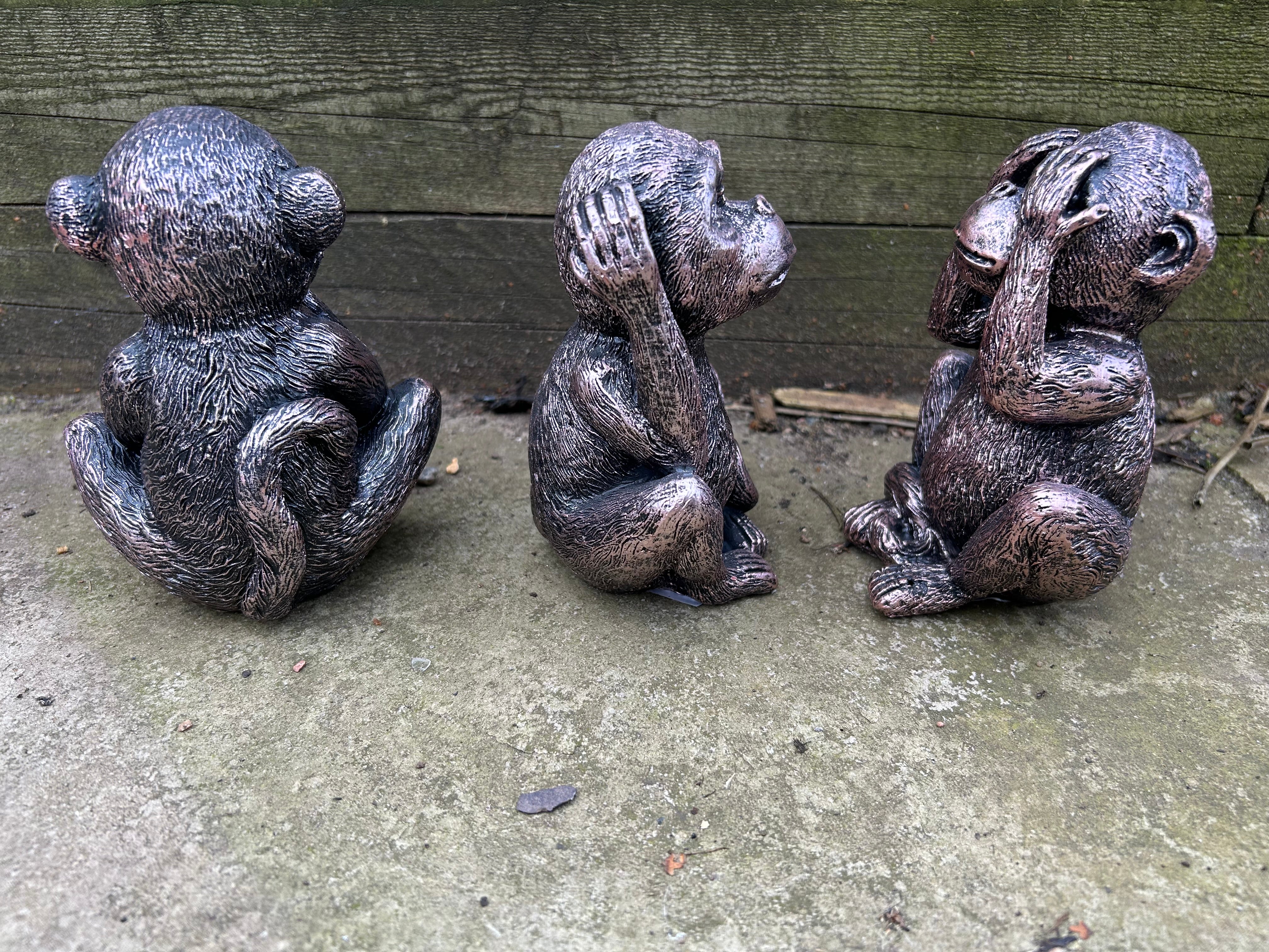 Mini Monkeys - See/Speak/Hear No Evil Ornament Set