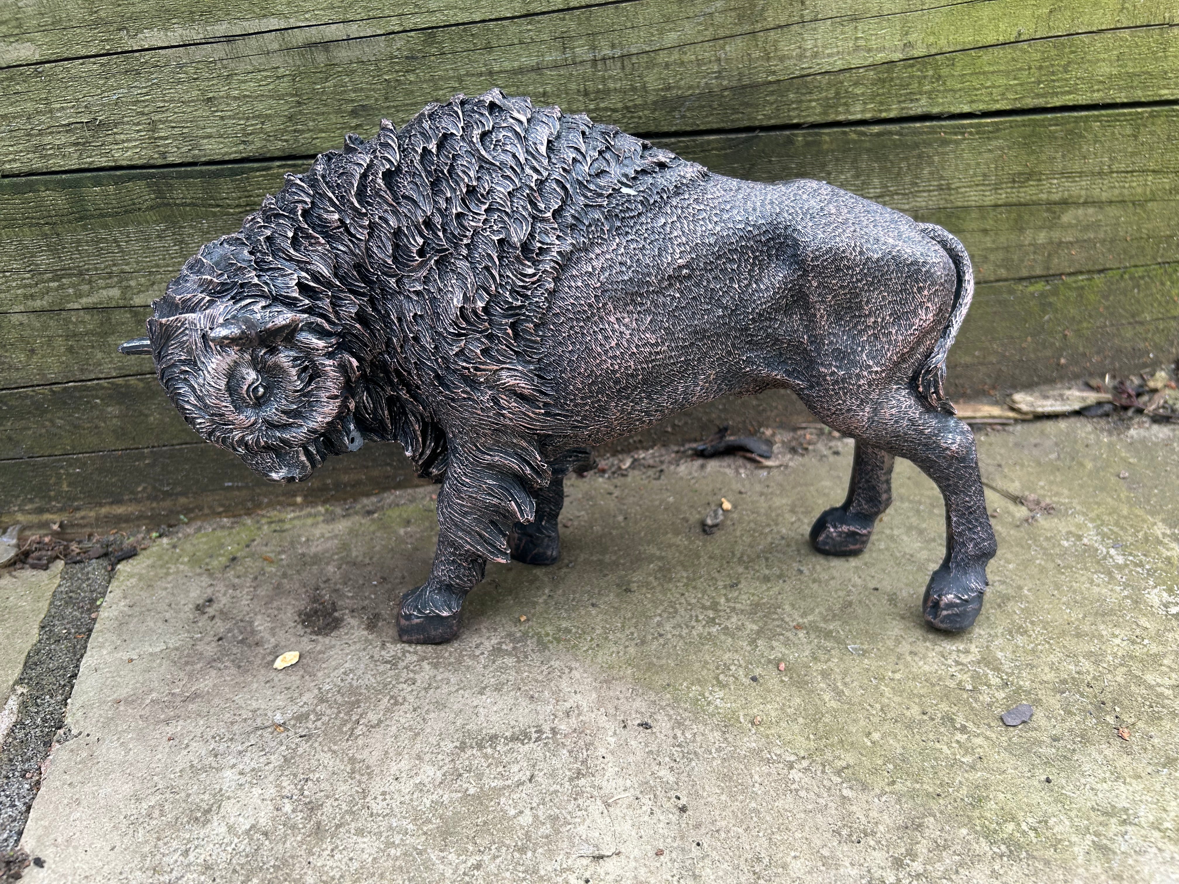 Brutus the Buffalo Garden Ornament