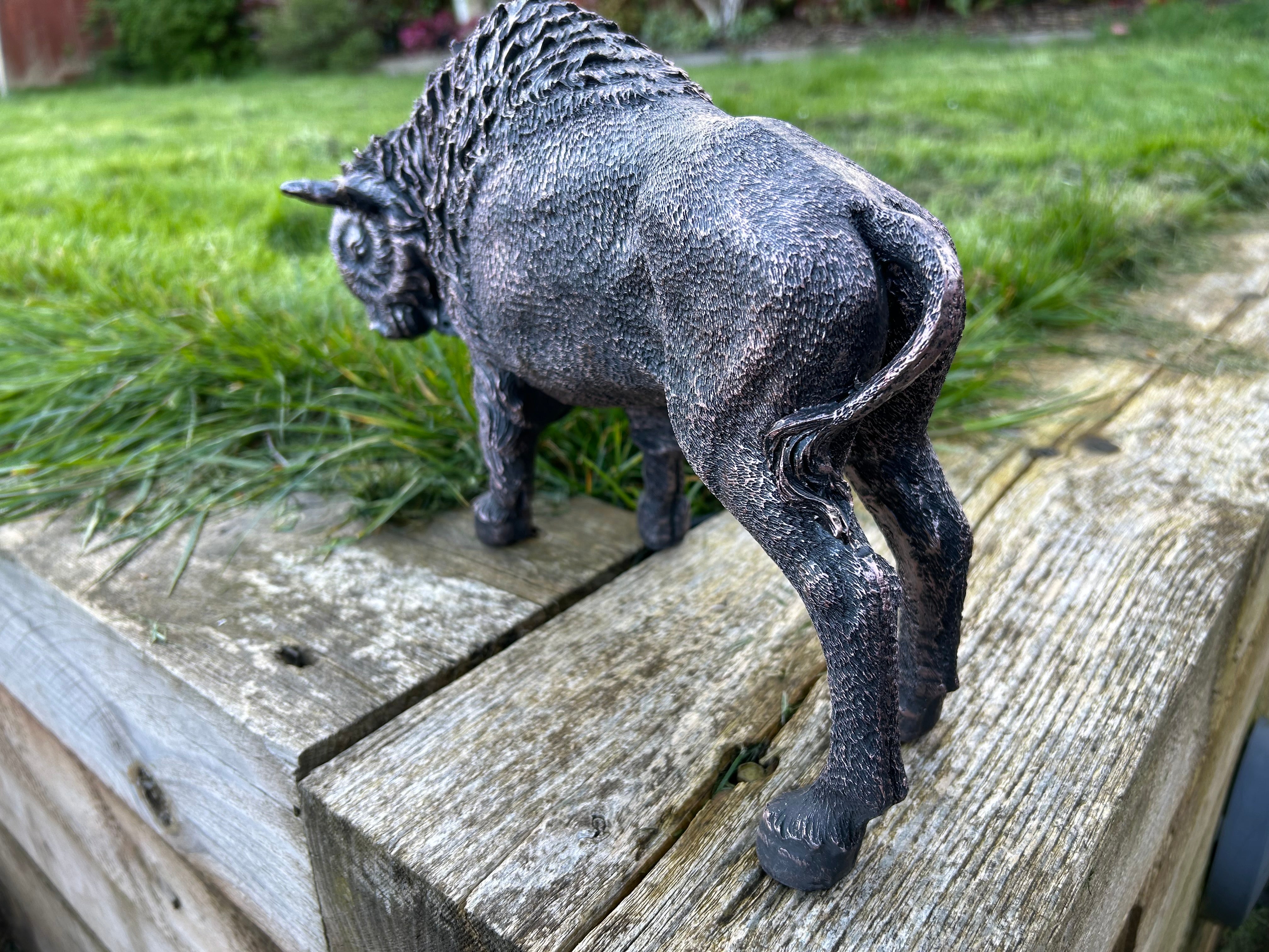 Brutus the Buffalo Garden Ornament