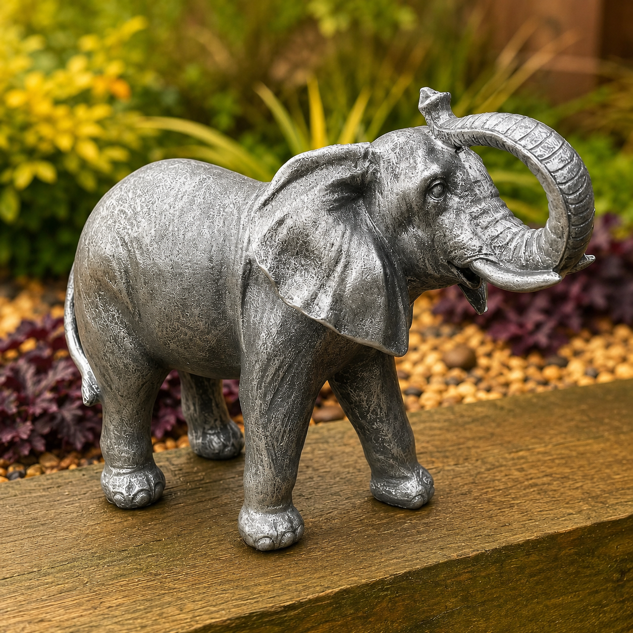 Elegant Elephant Garden Ornament