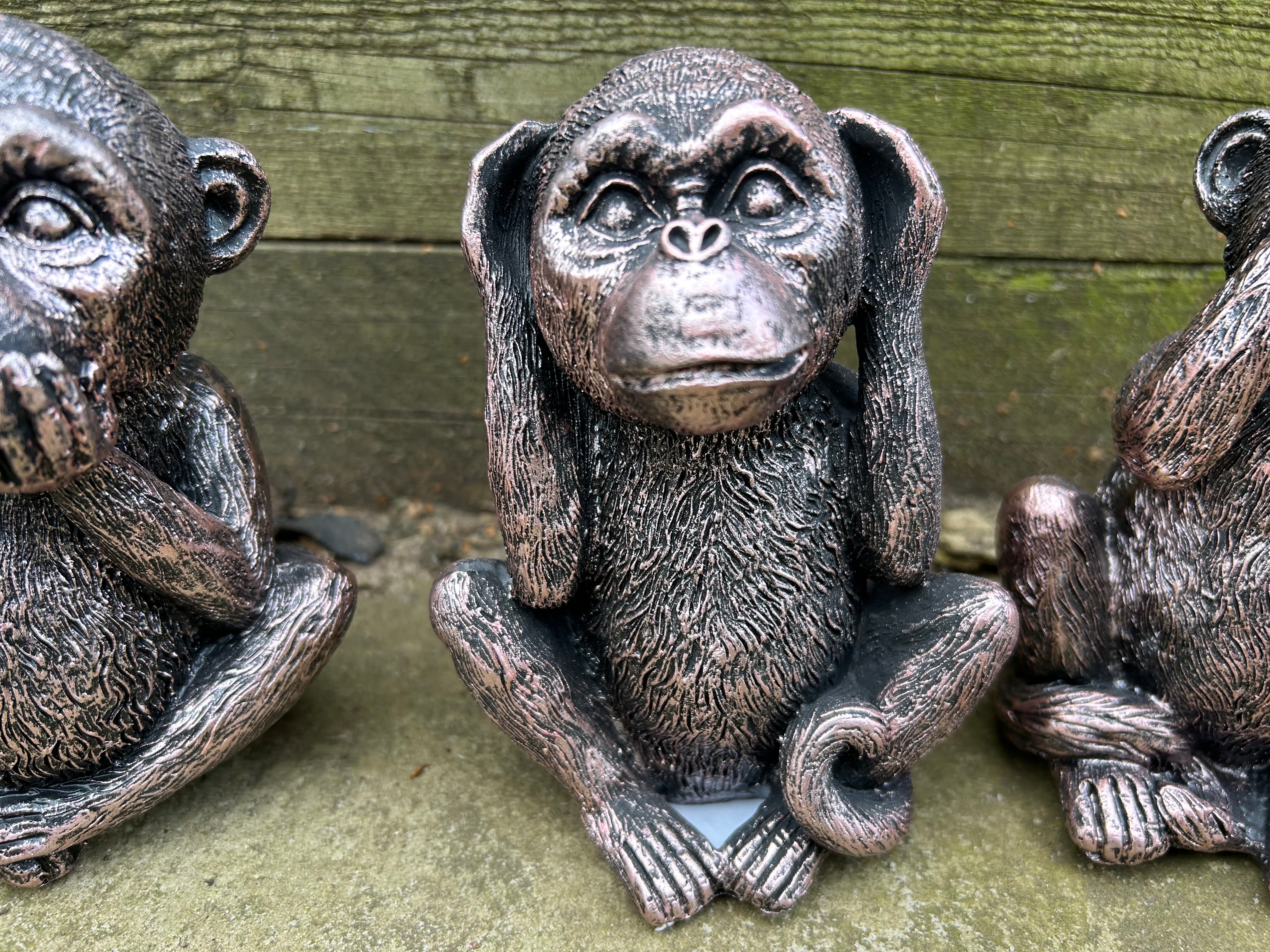 Mini Monkeys - See/Speak/Hear No Evil Ornament Set