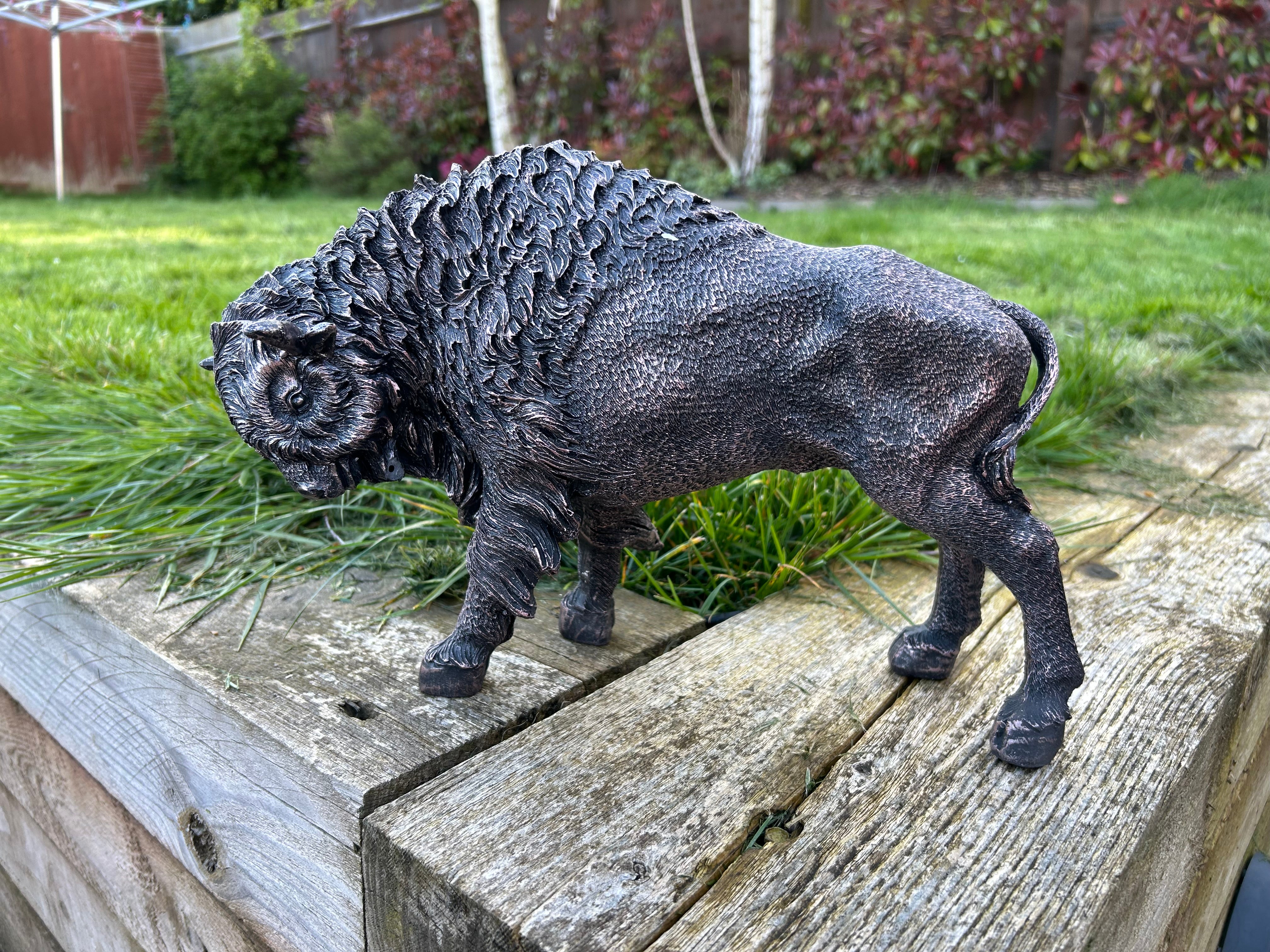 Brutus the Buffalo Garden Ornament