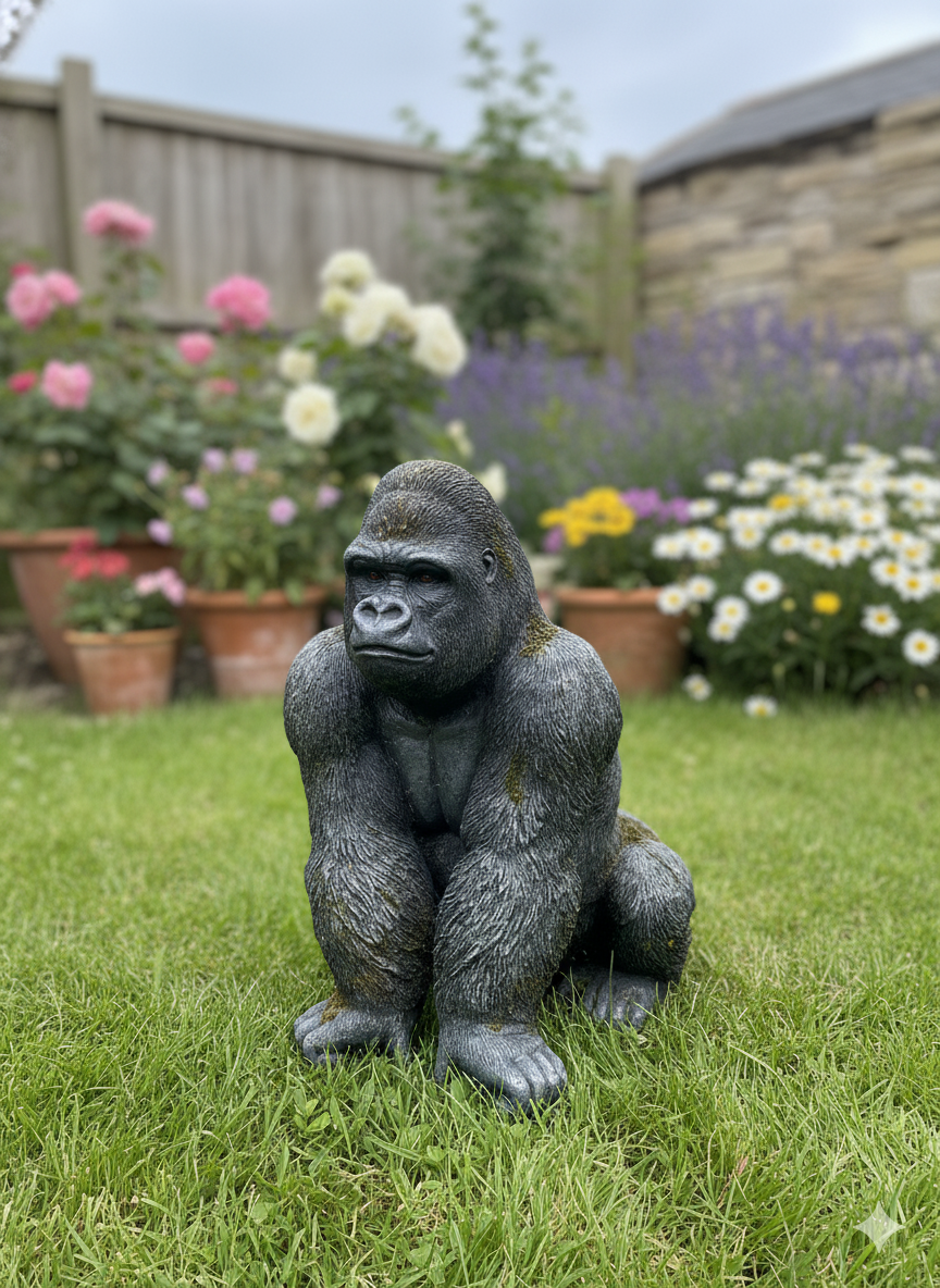 Guardian Gorilla Garden Ornament