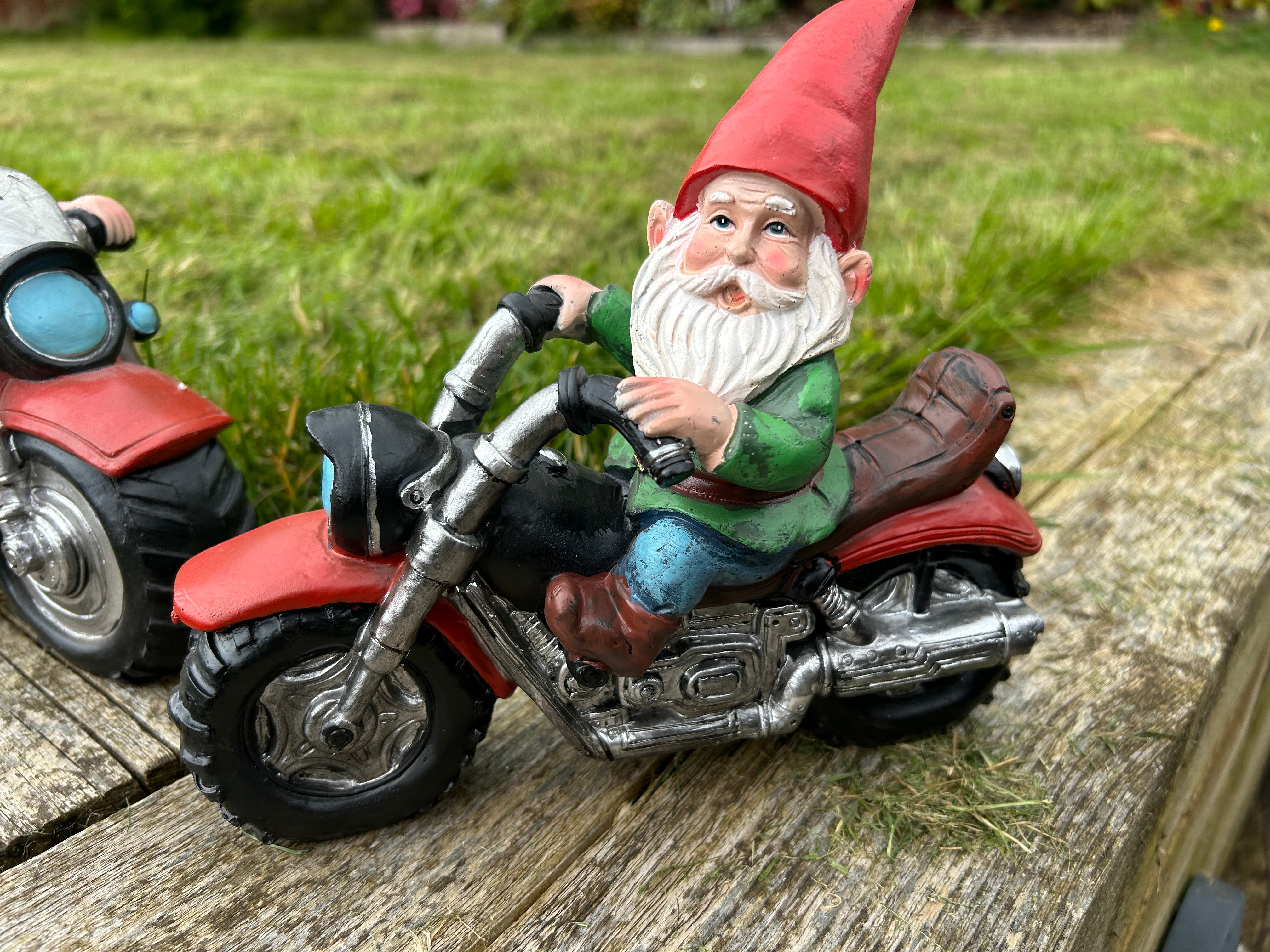 Biker Gnomes Ornament Set