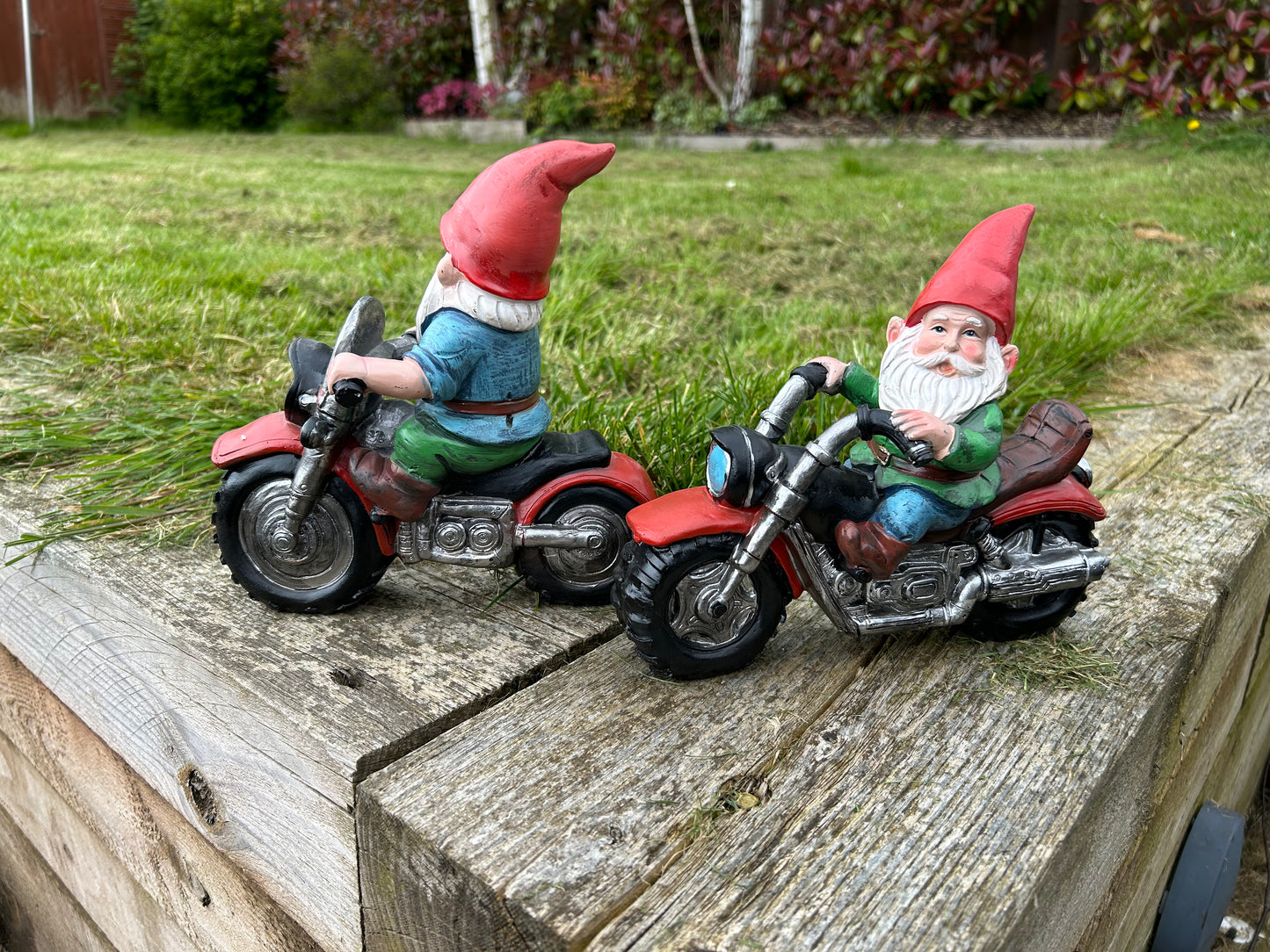Biker Gnomes Ornament Set