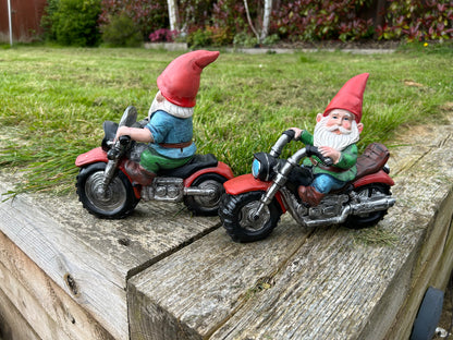 Biker Gnomes Ornament Set