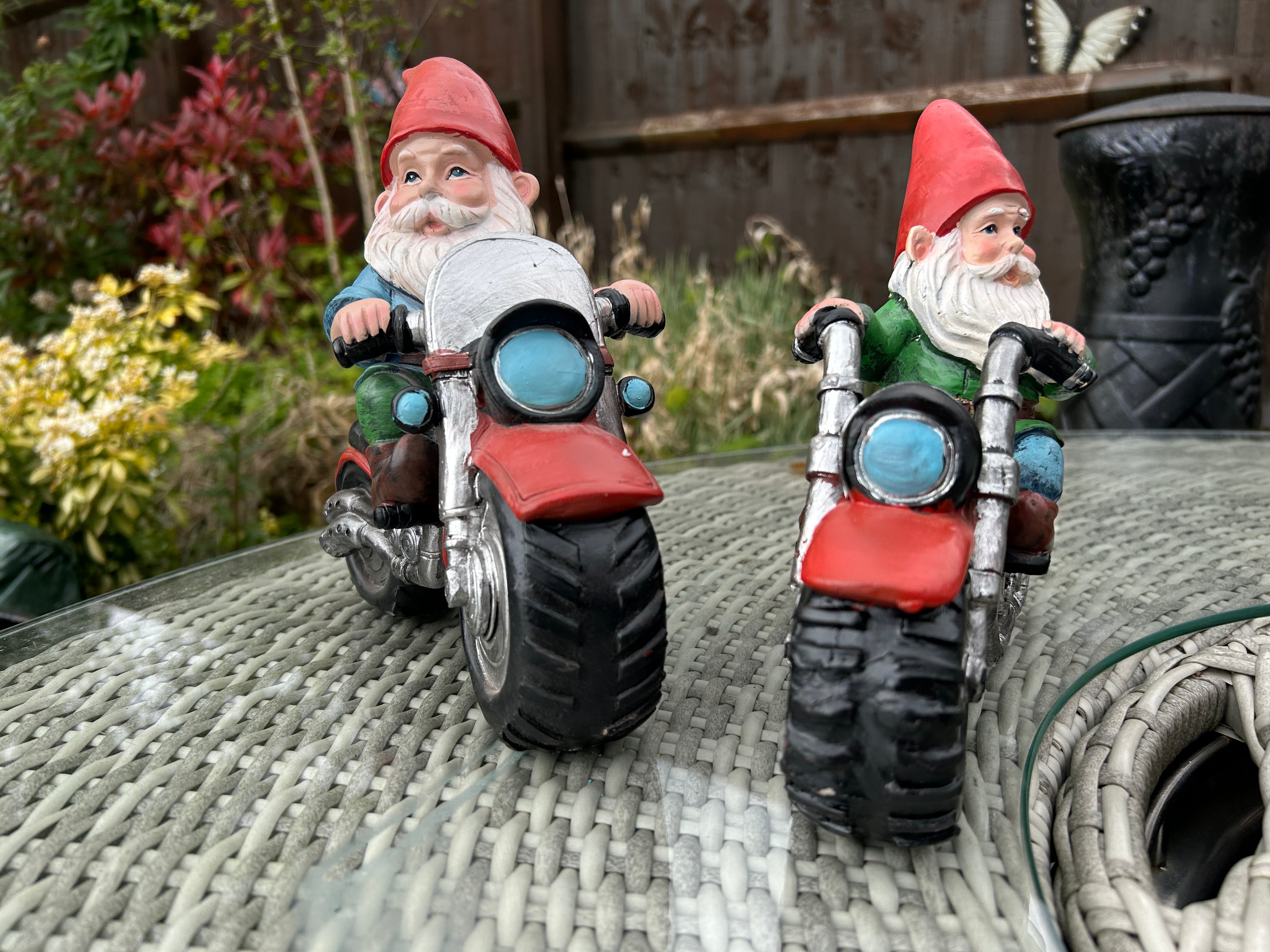 Biker Gnomes Ornament Set