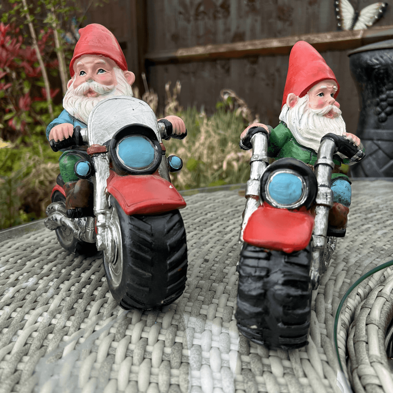 Biker Gnomes Ornament Set