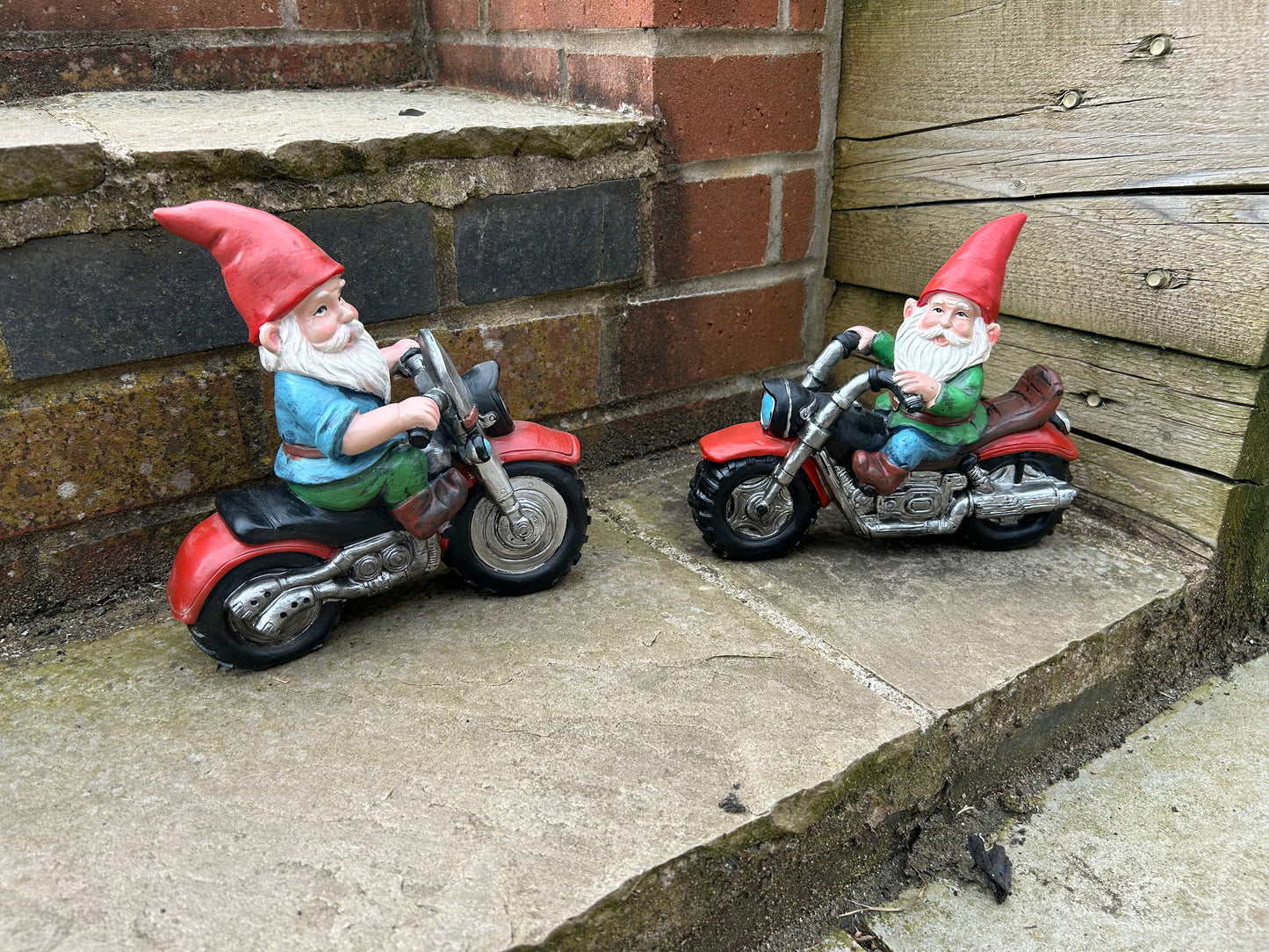 Biker Gnomes Ornament Set