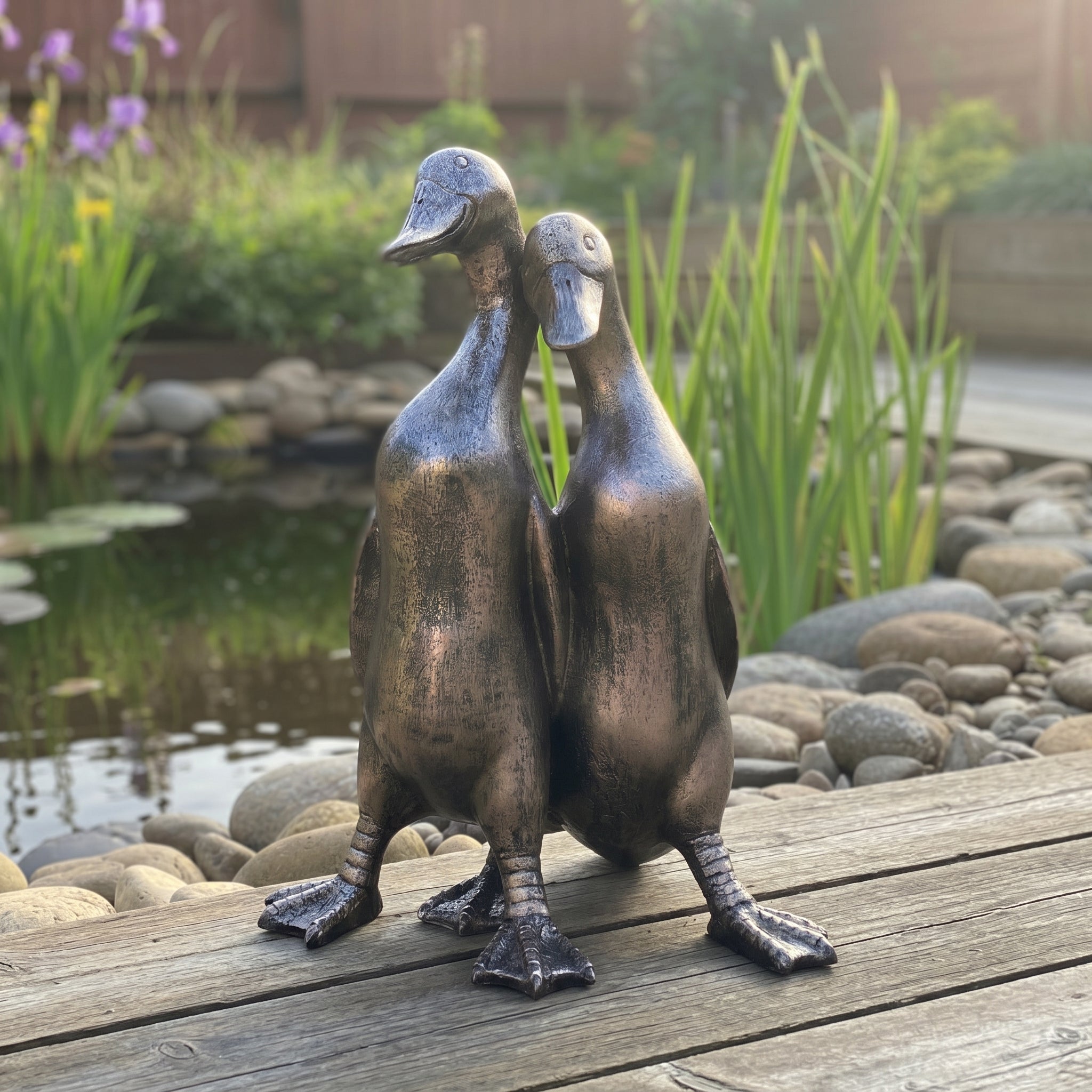 Pair of Ducks Garden Ornaments