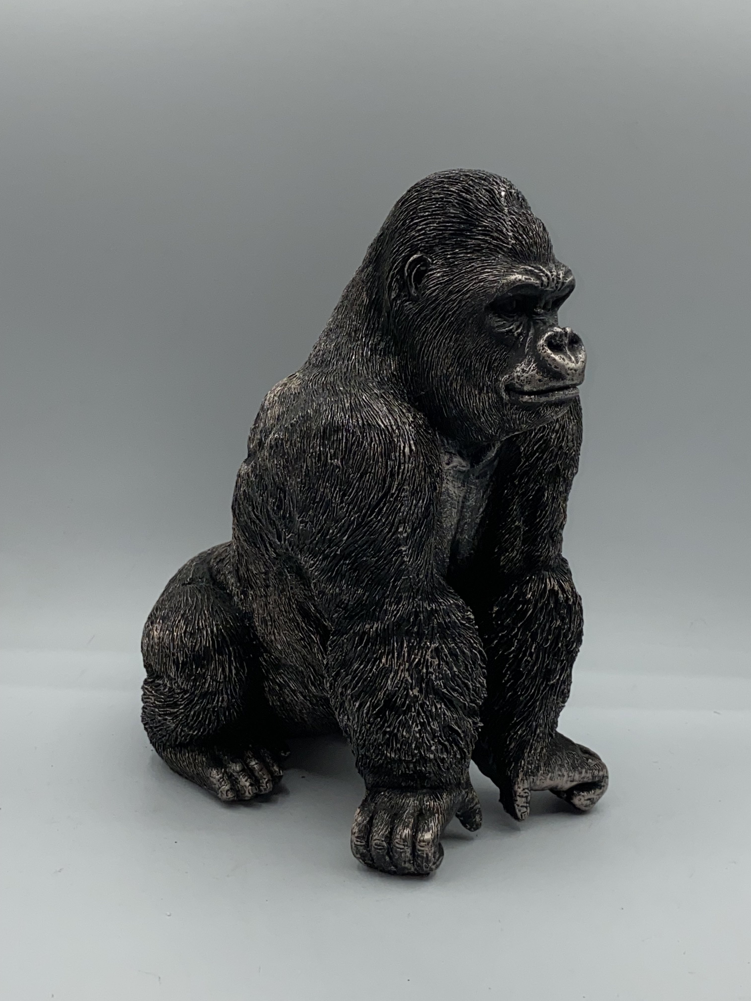 Bronze Finish Guardian Gorilla Garden Ornament