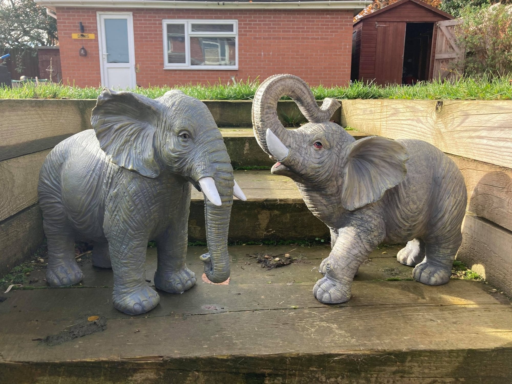 African and Lucky Elephant Set - Backyard Bliss