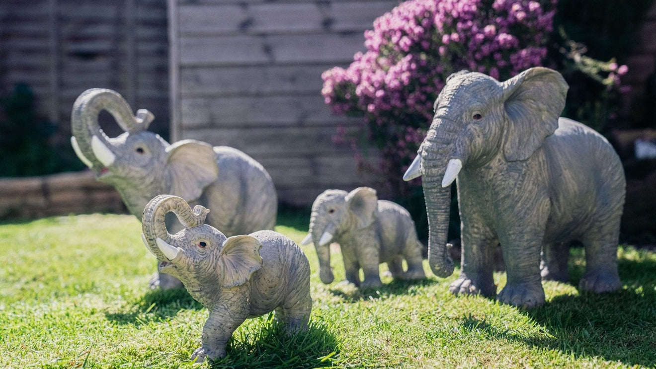 African and Lucky Elephant Set - Backyard Bliss