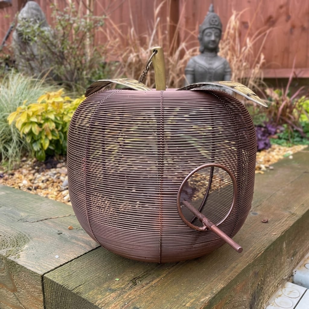 Apple Bird Feeder | Garden Ornament