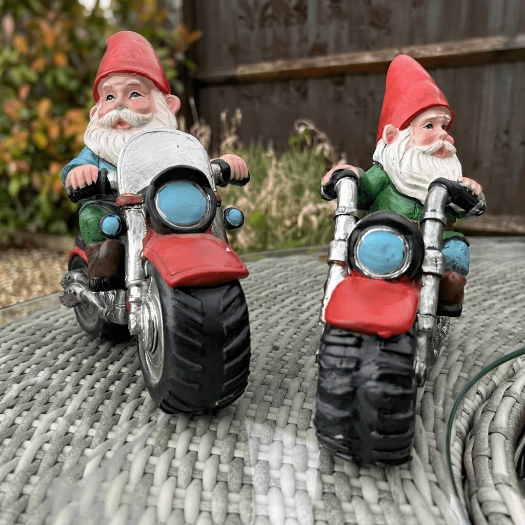 Biker Gnomes Ornament Set