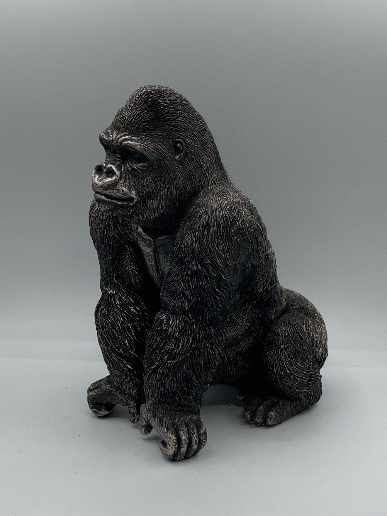 Bronze Finish Guardian Gorilla Garden Ornament - Backyard Bliss