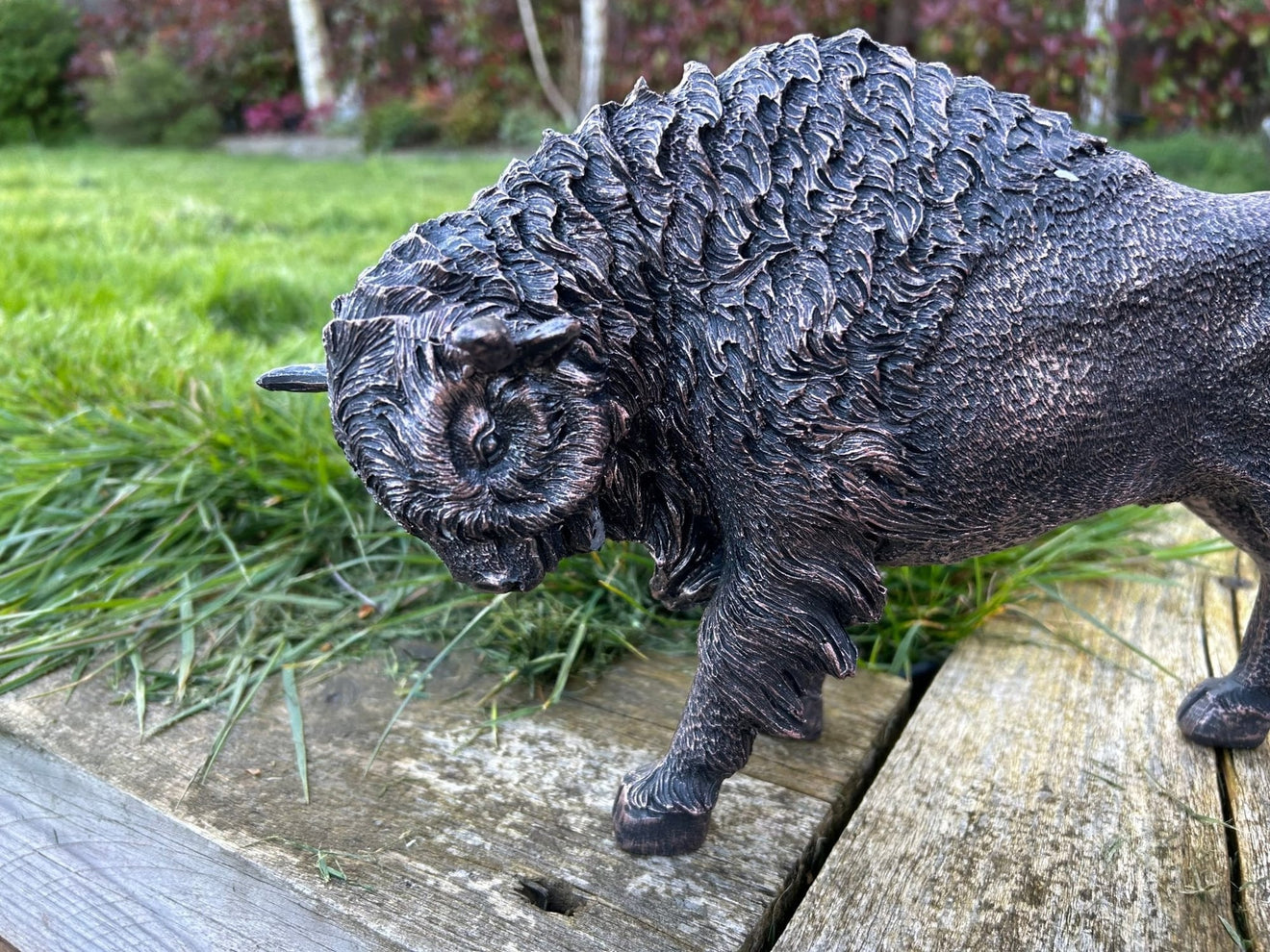 Brutus the Buffalo Garden Ornament - Backyard Bliss