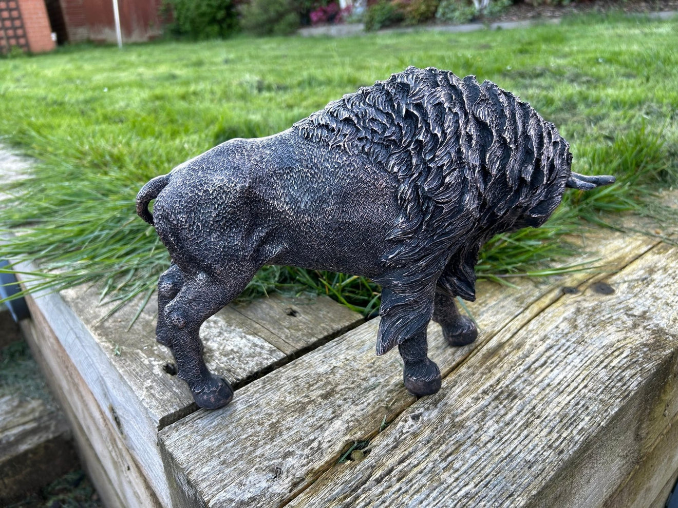 Brutus the Buffalo Garden Ornament - Backyard Bliss