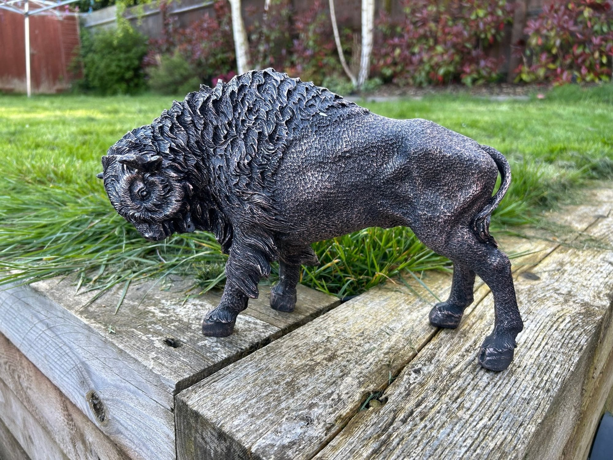 Brutus the Buffalo Garden Ornament - Backyard Bliss