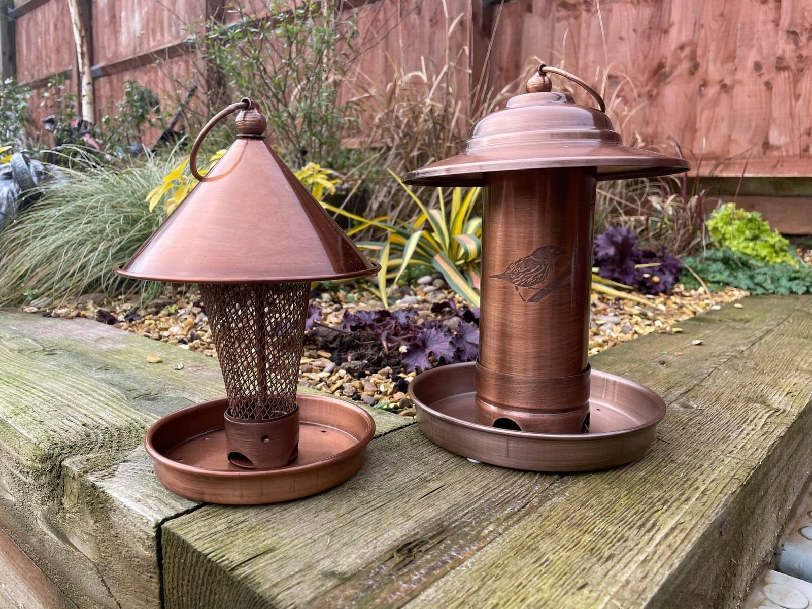 Copper Bird Feeder