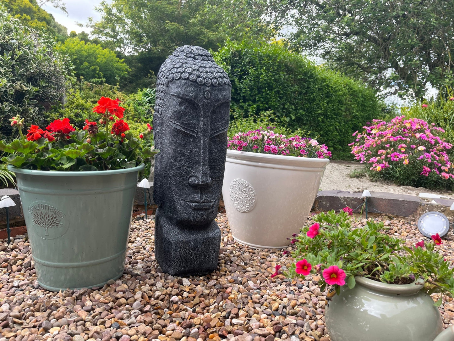 Extra Large Buddha Head - Backyard Bliss