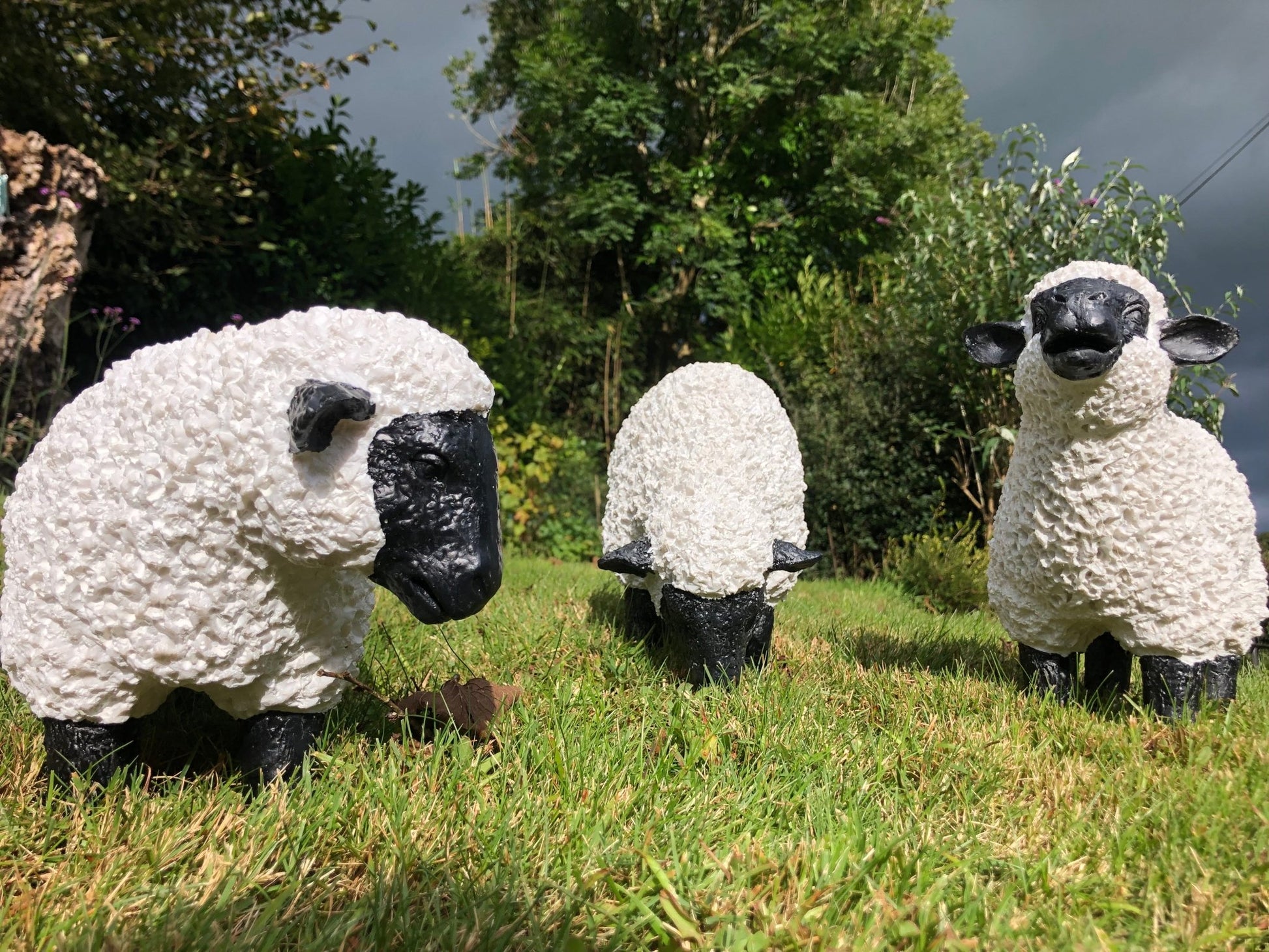 Fuzzy Sheep - Set of 3 - Backyard Bliss