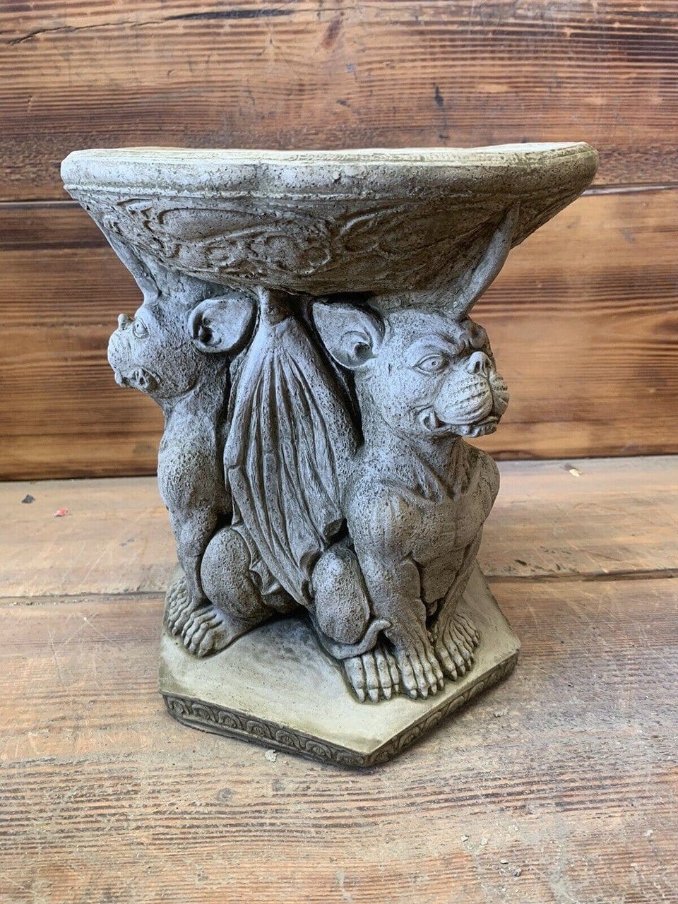 Gargoyle Bird Bath - Backyard Bliss
