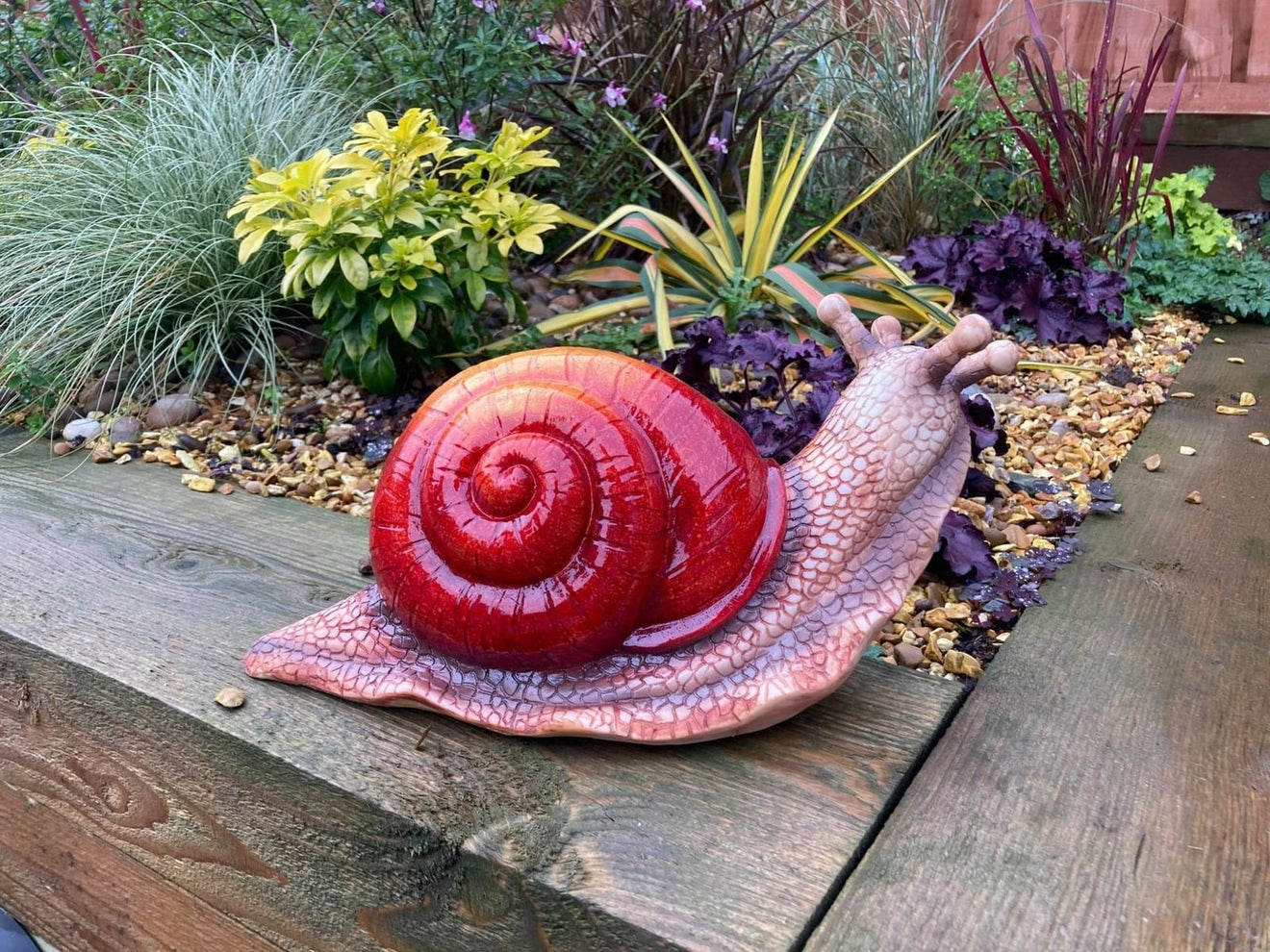 Giant Snail  Garden Ornament