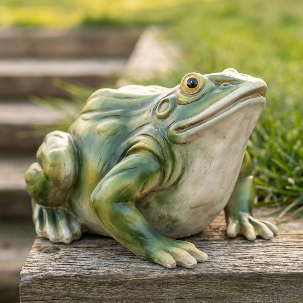 Gorgeous Green Frog Ornament