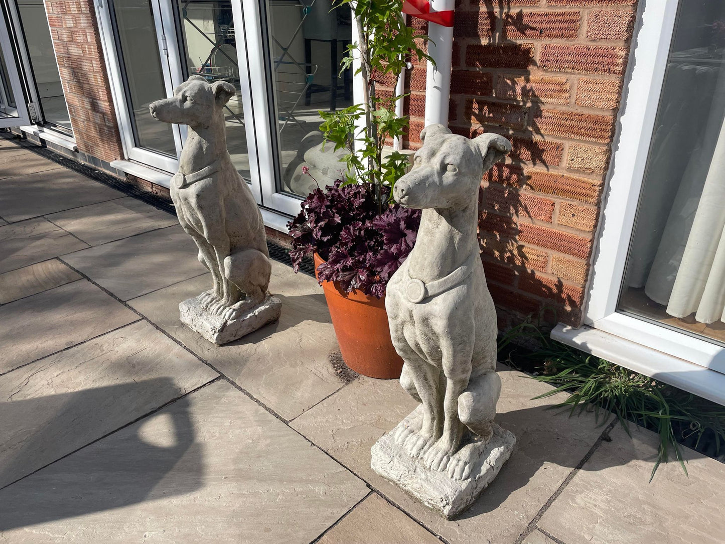 Greyhound Statue Set - Backyard Bliss